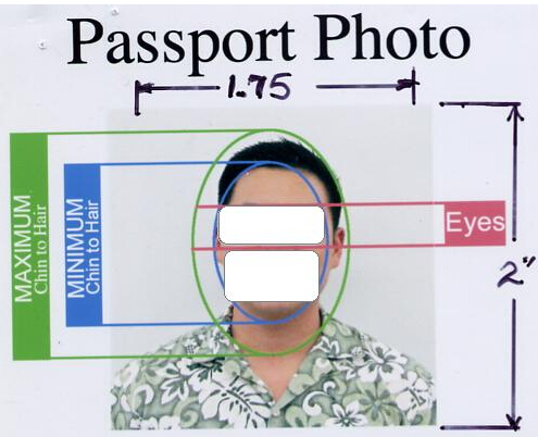 中国签证照片要求