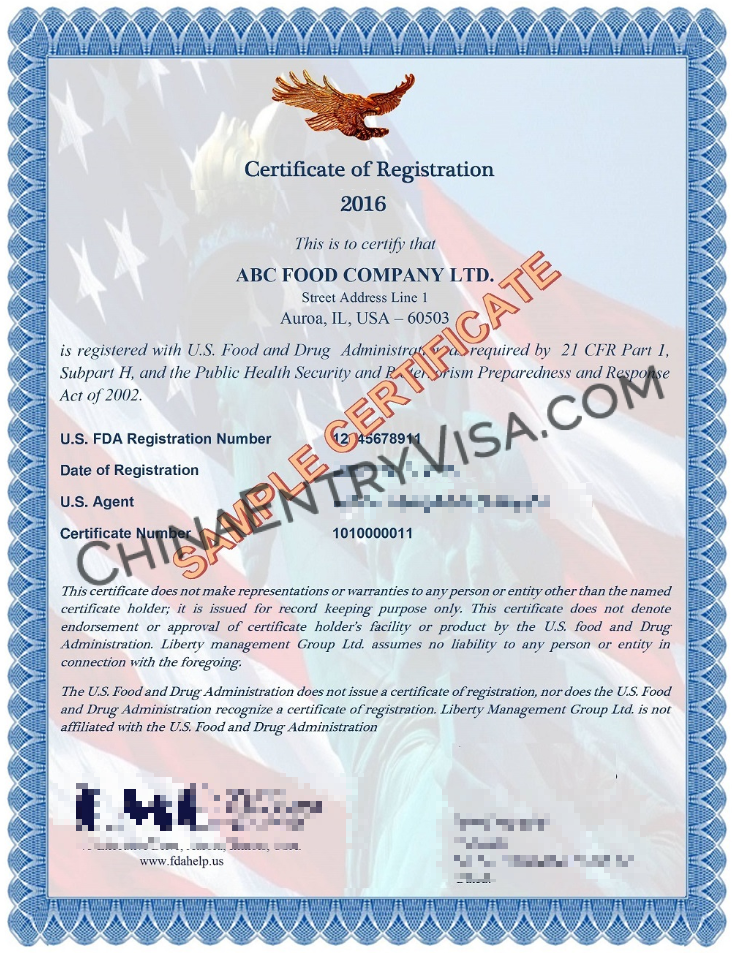 FDA注册号验证，FDA公证认证，FDA领事馆认证 | 中签℠｜中国入境签证服务