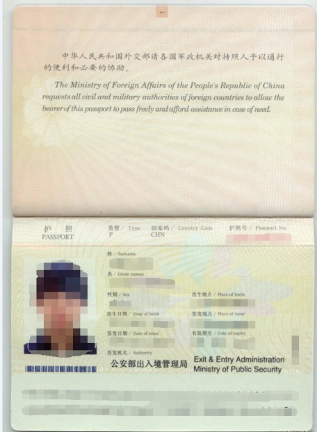 护照复印件样本参考| 奥米签证