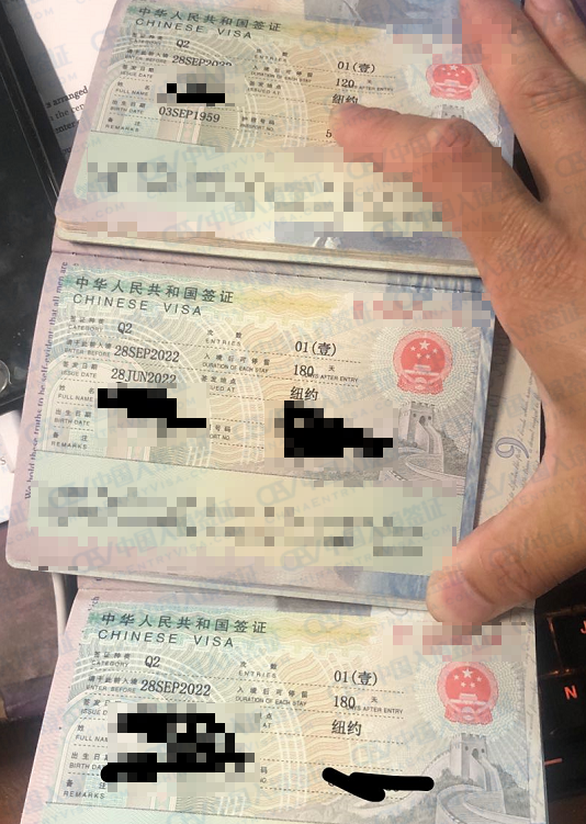 纽约总领馆中国Q2签证办理，中国q2签证有效期
